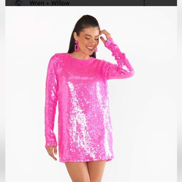 Show Me Your MuMu Dresses & Skirts - Show Me Your MuMu Fuchsia Sequin Mini Dress
